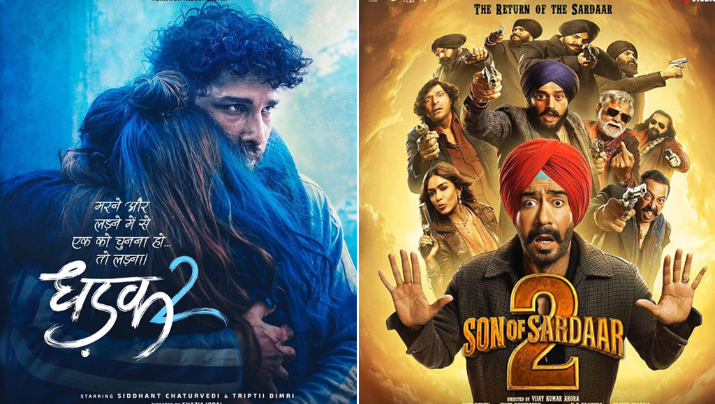Dhadak 2’ vs ‘Son of Sardaar 2 | Newstips